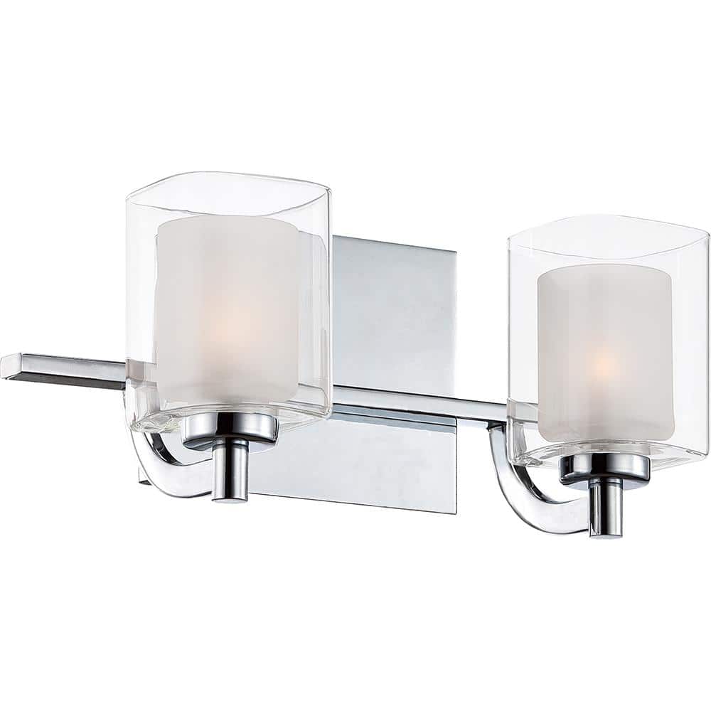 Kolt 2-Light Polished Chrome Vanity Light price history on PriceWatchPro