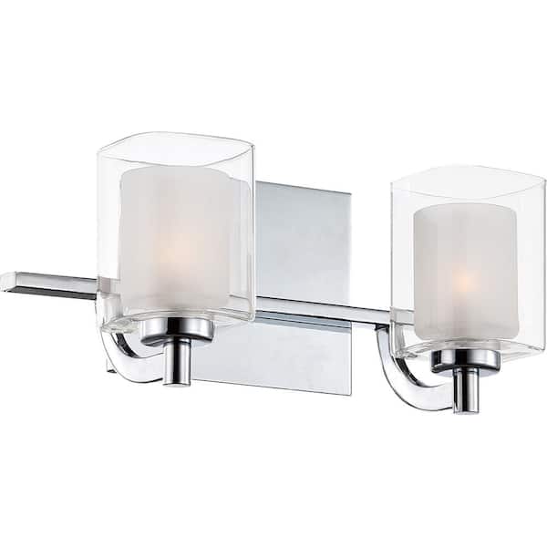 Quoizel Kolt 2-Light Polished Chrome Vanity Light