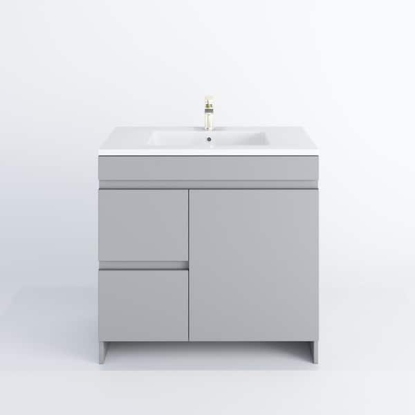 VOLPA USA AMERICAN CRAFTED VANITIES Mace 36 in. W x 20 in. D Single