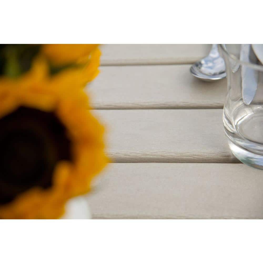 Tree House Brown HDPE Outdoor Dining Table, 37" x 72"