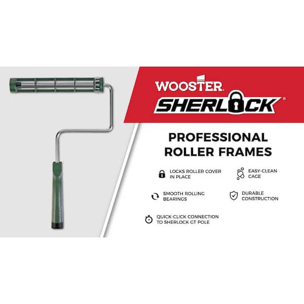 Wooster Brush R017-9 Sherlock Roller Frame, 9-Inch – Westerly Paints