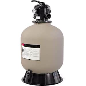 19 in. 1.93 sq. ft. Filtration Area Swimming Pool Sand Filter with 7-Way Valve and