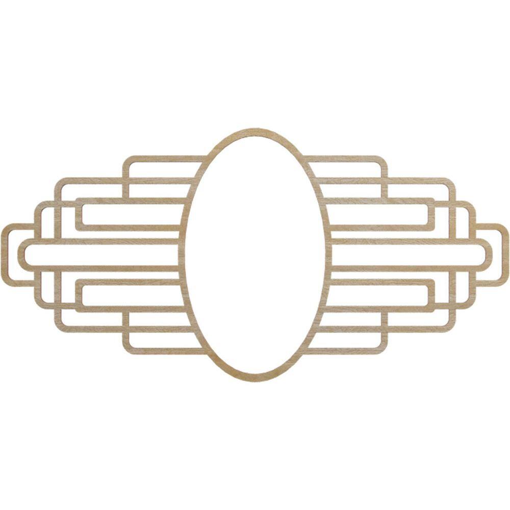 24 in. x 12 in. x 0.375 in. Wood Medallion Moulding price history on PriceWatchPro