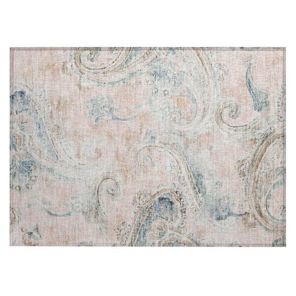 Chantille Machine Washable Indoor/Outdoor Abstract ACN2747 Pink 2 ft. x 3 ft. Accent Rug