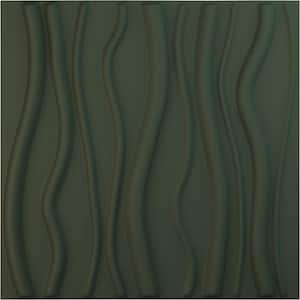 19 5/8 in. x 19 5/8 in. Jackson EnduraWall Decorative 3D Wall Panel, Satin Hunt Club Green (12-Pack for 32.04 Sq. Ft.)