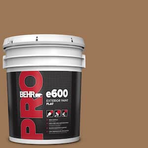 5 gal. #PPU4-02 Coco Rum Flat Exterior Paint