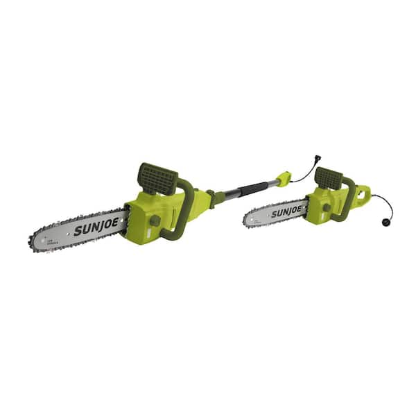 Sun Joe 2-in-1 10 in. 8 amp Electric Convertible Pole Chainsaw SWJ807E Sun Joe 2-in-1 10 in. 8 amp Electric Convertible Pole Chainsaw SWJ807E
