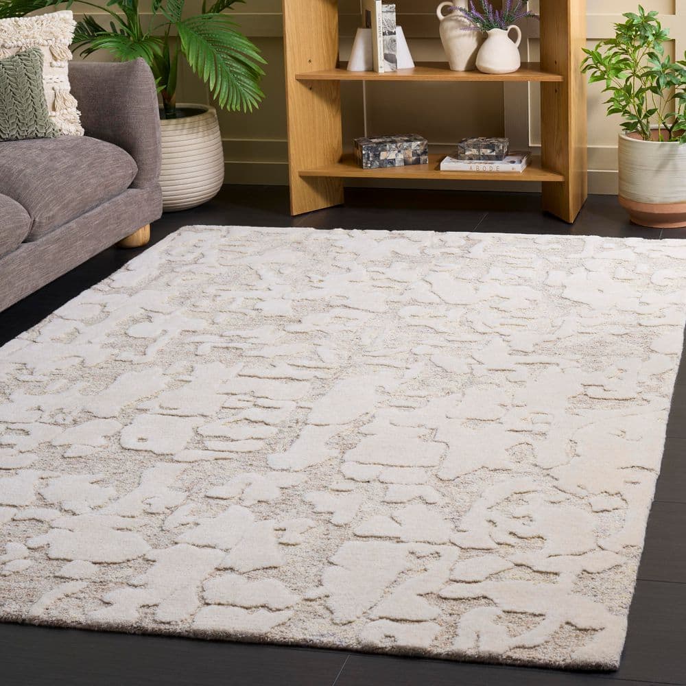 Harvest 6 ft. x 9 ft. Beige/Taupe Splotch Area Rug price history on PriceWatchPro