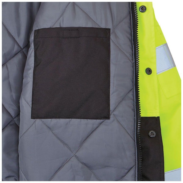 Klein Tools XL High-Visibility Winter Bomber Jacket 60380 - The