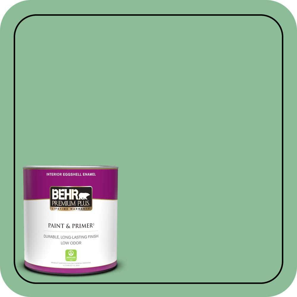 1 qt. #M410-4 Garden Swing Eggshell Enamel Low Odor Interior Paint & Primer price history on PriceWatchPro