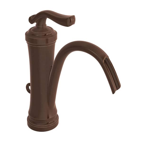 Symmons Winslet Single Hole Single-Handle Bathroom Faucet with Drain Assembly in Oil Rubbed Bronze