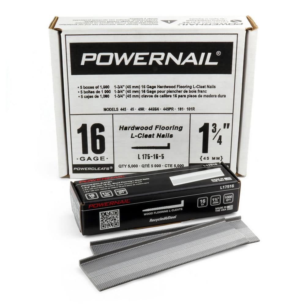 1-3/4 in. x 16-Gauge Powercleats Hardwood Flooring Nails (5000-Pack)