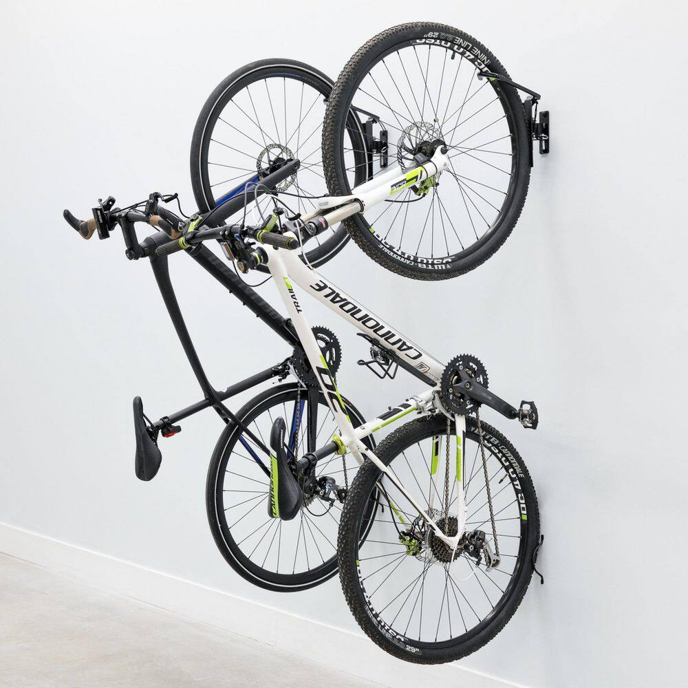 Swivel Mount Bike Storage Rack : 2 Bike Garage Wall Hooks price history on PriceWatchPro