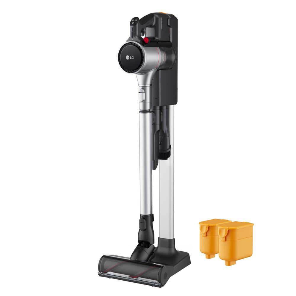 Silver Cordless Stick Vacuum with Kompressor Technology