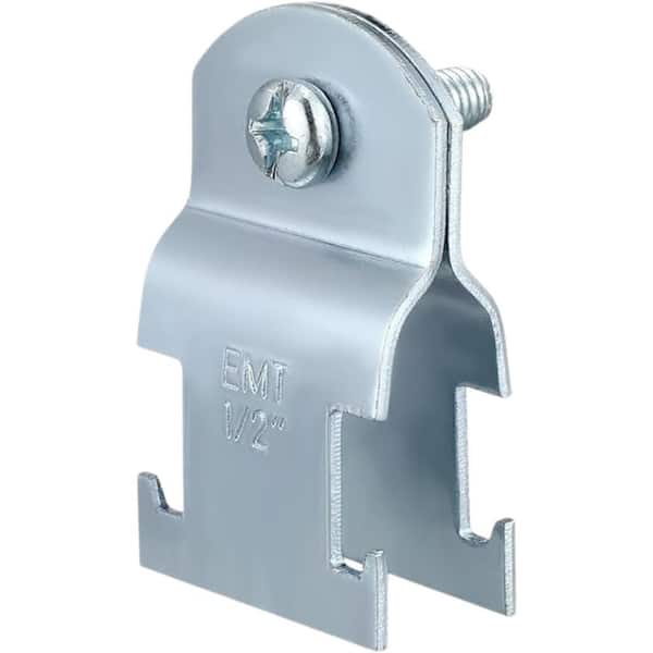 1/2 in. Universal Strut Clamps for Strut Channel Accessory Electro Galvanized Rigid Pipe with Bolt and Nut, 100-Packs