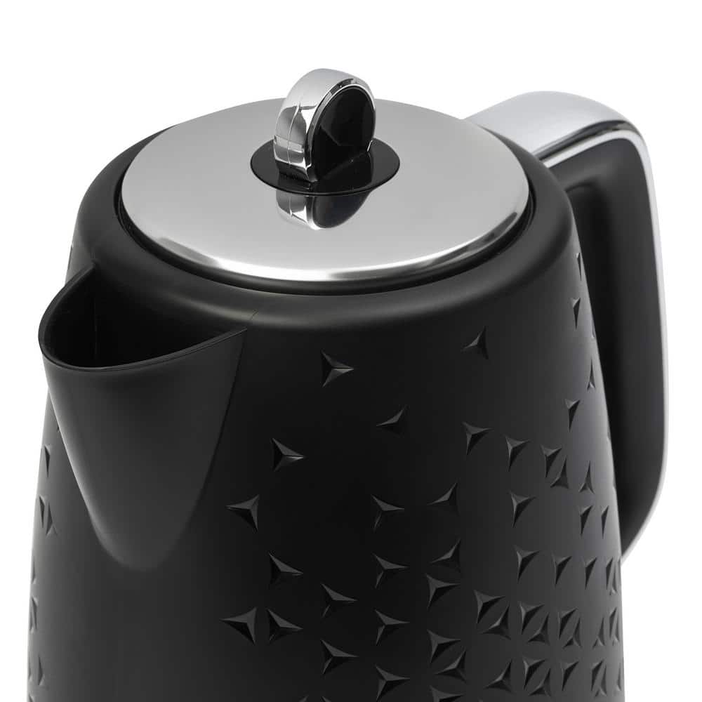 Starbeck Black and Chrome 1.7L Stainless Steel Electric Kettle