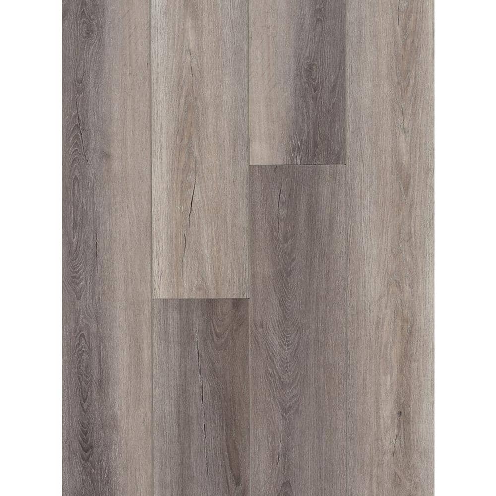 Tahi Silver Pearl 20 MIL 5.5 mm Thick 9 in. L x 72 in. W Waterproof Click L