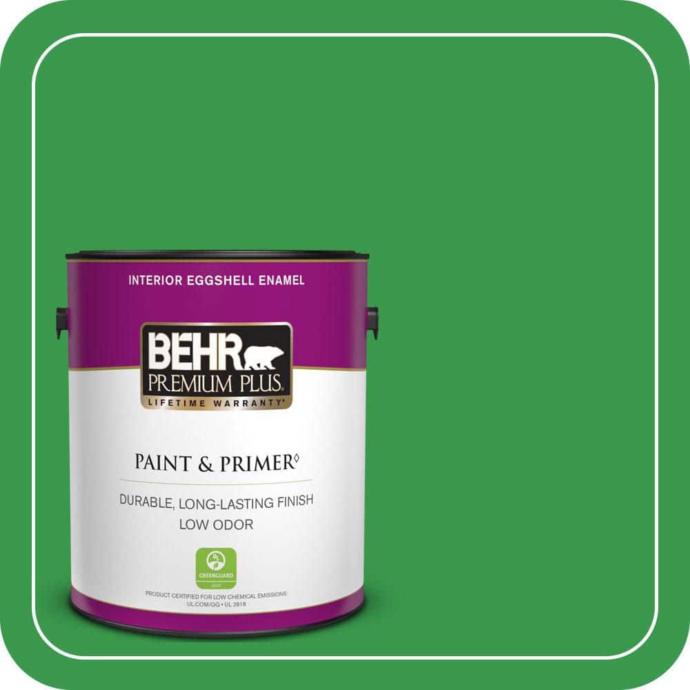 1 gal. #450B-6 Formal Garden Eggshell Enamel Low Odor Interior Paint & Primer price history on PriceWatchPro