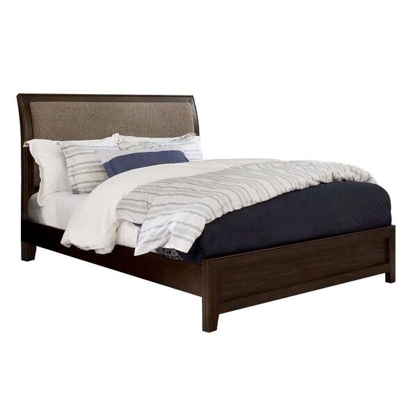 Warren Brown Wood Frame Queen Platform Bed AD1964CHQBED The Home Depot