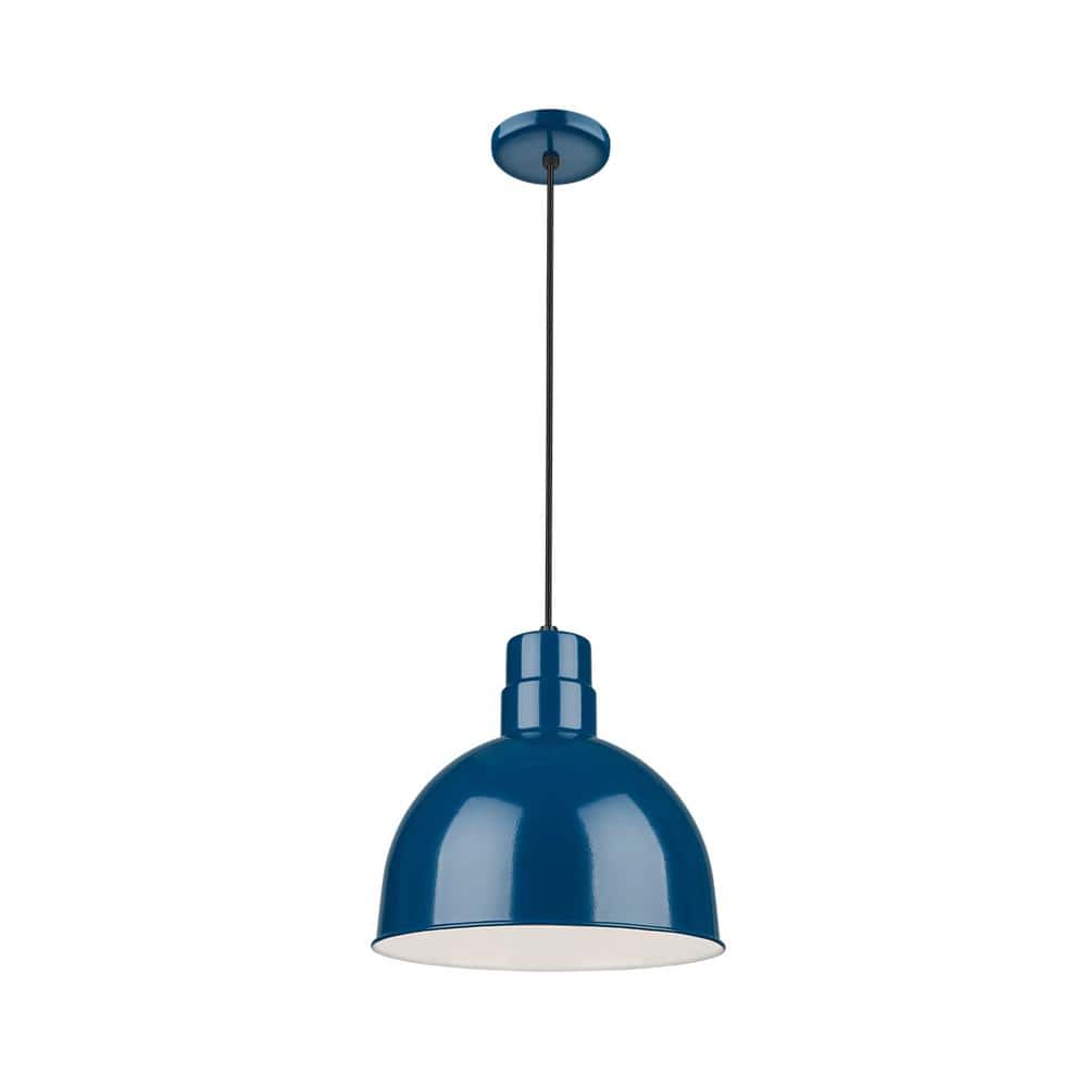 R Series 1-Light 13 in. Navy Blue Pendant price history on PriceWatchPro