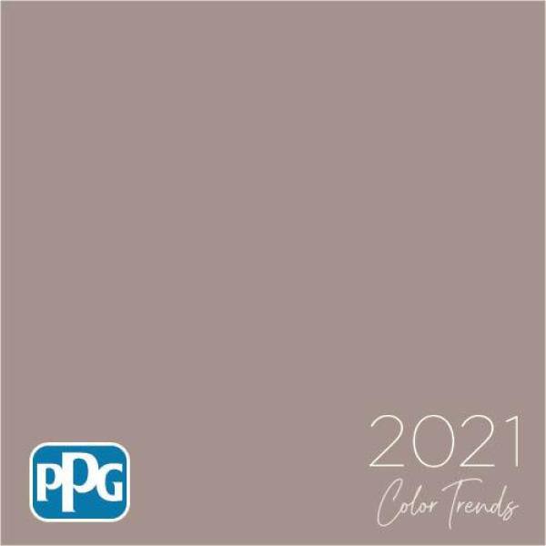 PPG Diamond 1 qt. PPG10155 Heliotrope Flat Interior Paint with Primer