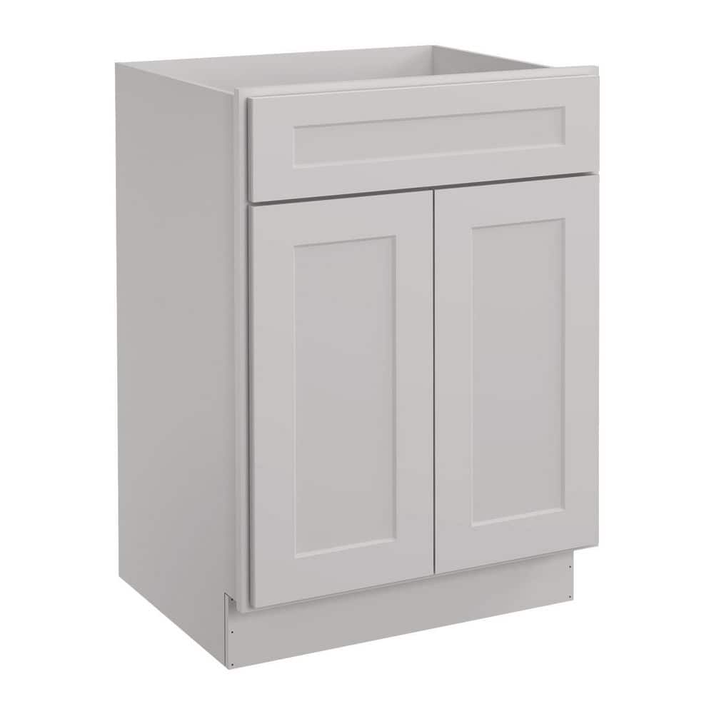 HOMEIBRO 24 in. W x 21 in. D x 34.5 in. H in Shaker Dove Plywood Ready ...