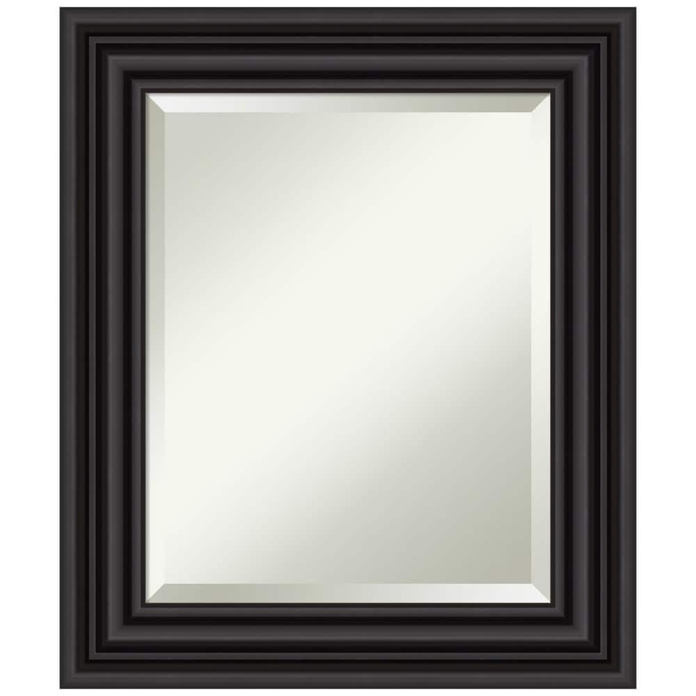 Colonial Black 22 in. H x 26 in. W Framed Wall Mirror price history on PriceWatchPro