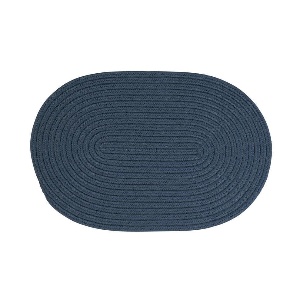 Boca Lake Blue 18 in. x 30 in. Polypropylene Door Mat