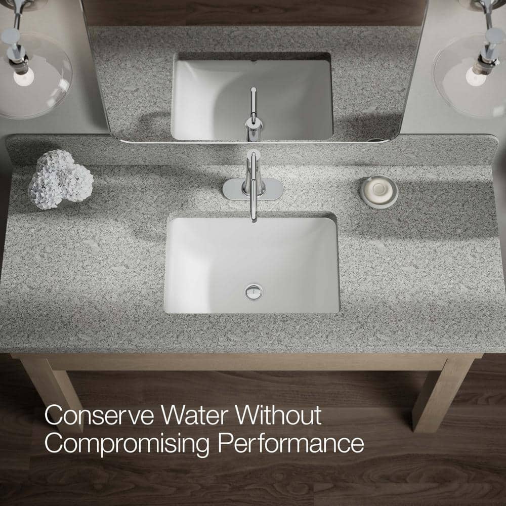 Polished Chrome Single-Handle Bathroom Sink Faucet