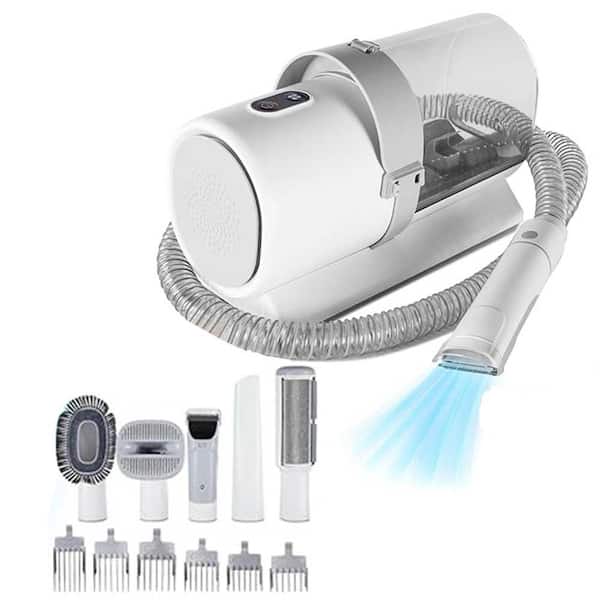 2. 5L Large Capacity Pet Grooming Vacuum Kits with Hair Clippers, 10000PA Powerful Suction, Low Noise for Dogs & Cats