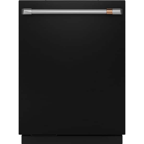 24 in. Custom Fit Top Control Smart Dishwasher in Matte Black with Stainless Interior, Ultra Wash, LED Lights, 39 dBA