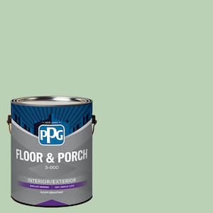 1 gal. PPG1130-4 Lime Taffy Satin Interior/Exterior Floor and Porch Paint