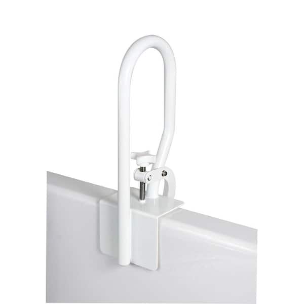 Carex Health Brands 13.5 in. White Bathtub Rail