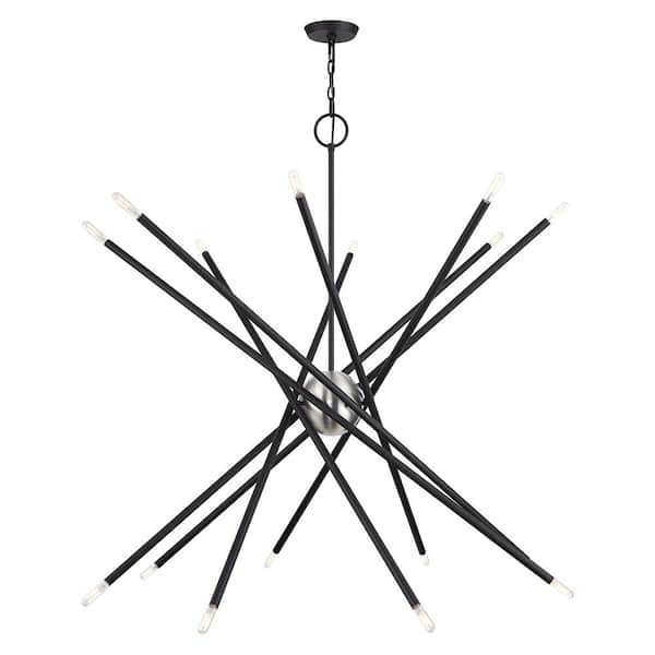 Soho 16-Light Black Chandelier