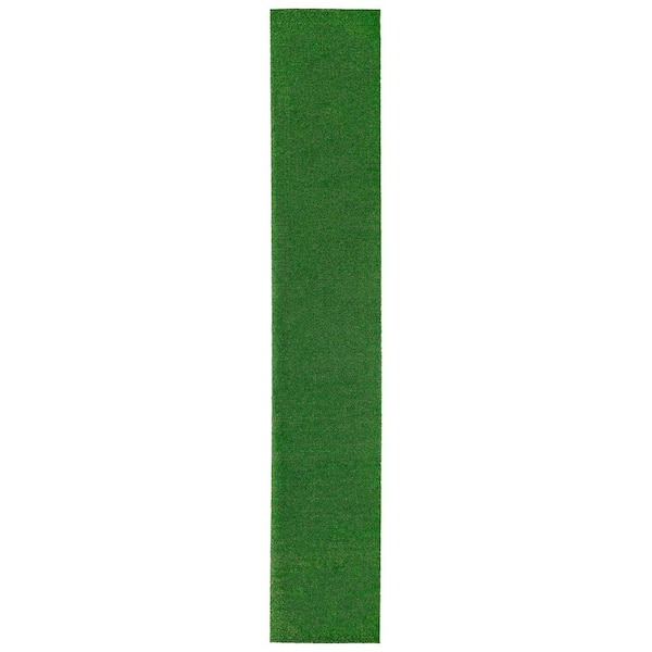Artificial Grass Green 2 ft. x 12 ft. Indoor/Outdoor Area Rug Runner