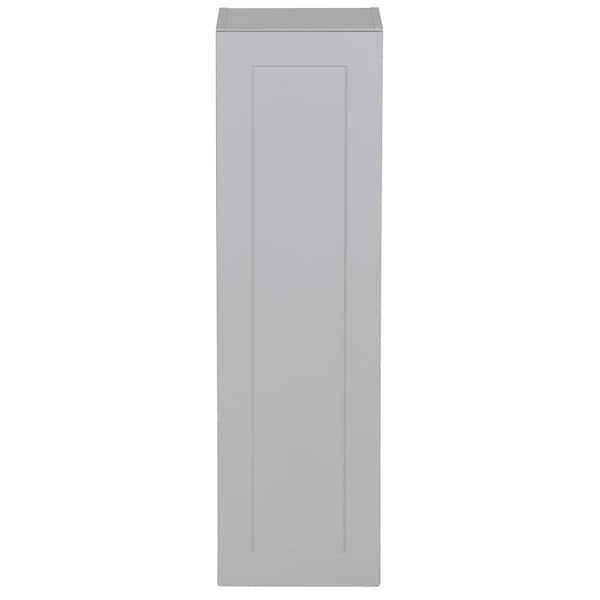 Cambridge Gray Shaker Assembled Wall Kitchen Cabinet (12 in. W x 12.5 in. D x 42 in. H)