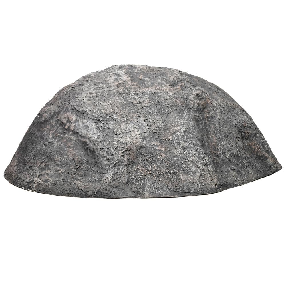 Artificial Rock Cover – Weather-Resistant Fiberglass Garden Landscape Utility Concealer Slate Gray Finish, Round price history on PriceWatchPro