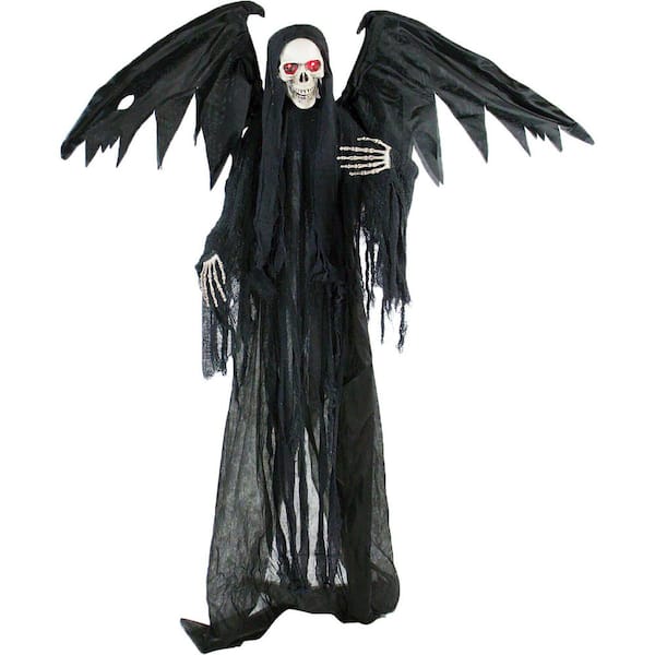 Haunted Hill Farm 72 in. Touch Activated Animatronic Reaper