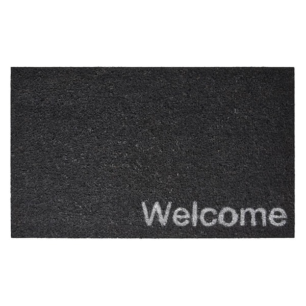 Door Mat Welcome Mats for Entryway Front Doormat for 24x48 Dark Grey