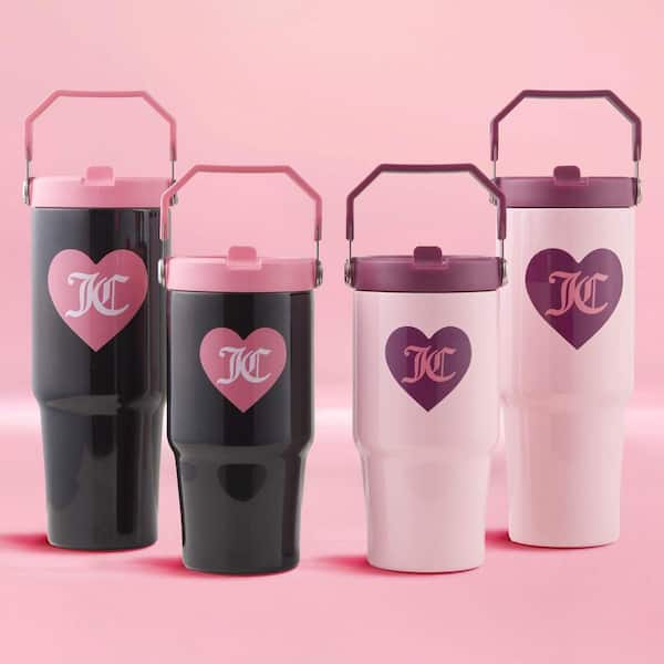 juicy JUICY COUTURE Flip Flow Mommy & Me 20 oz / 30 oz Light Pink