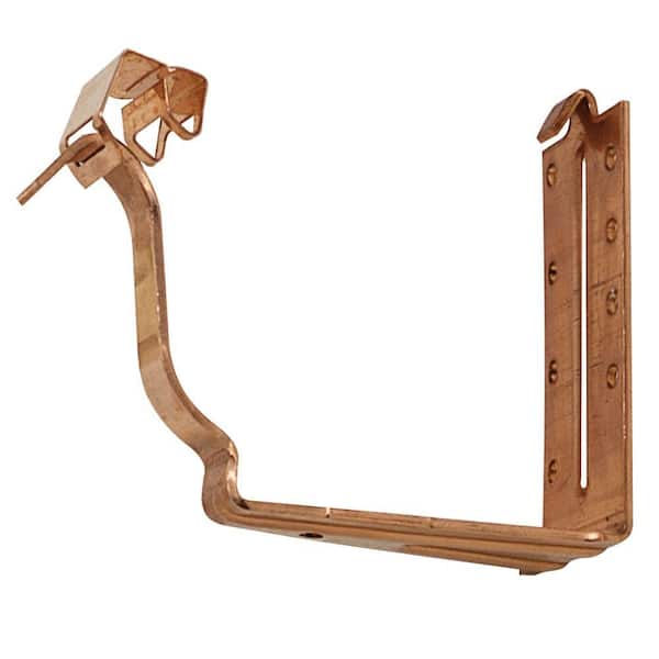 Amerimax Home Products DISCONTINUED 6 in. Copper K-Style Gutter Hanger with Snap Strap