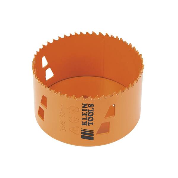 Klein Tools 31958 Bi-Metal Hole Saw, 3-5/8\