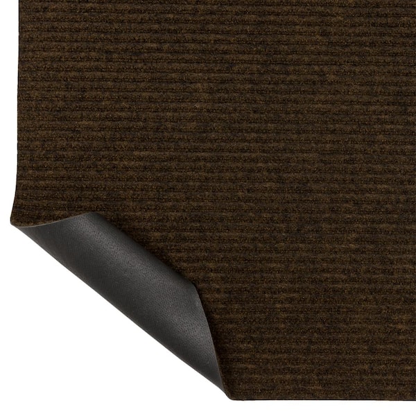 Mohawk Home Waffle Grid Impression Brown 36 in. x 48 in. Recycled Rubber  Indoor/Outdoor Door Mat 756208 - The Home Depot