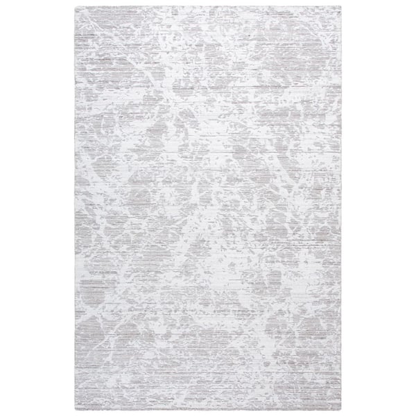 Mirage 6 ft. x 9 ft. Ivory/Taupe Abstract Area Rug
