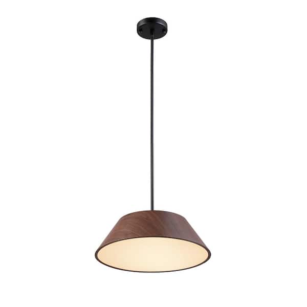 Edvivi 100-Watt 1-Light Matte Black Modern Nordic Style