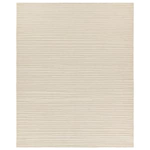 Evanth Brown 10 ft. x 14 ft. Stripes Area Rug