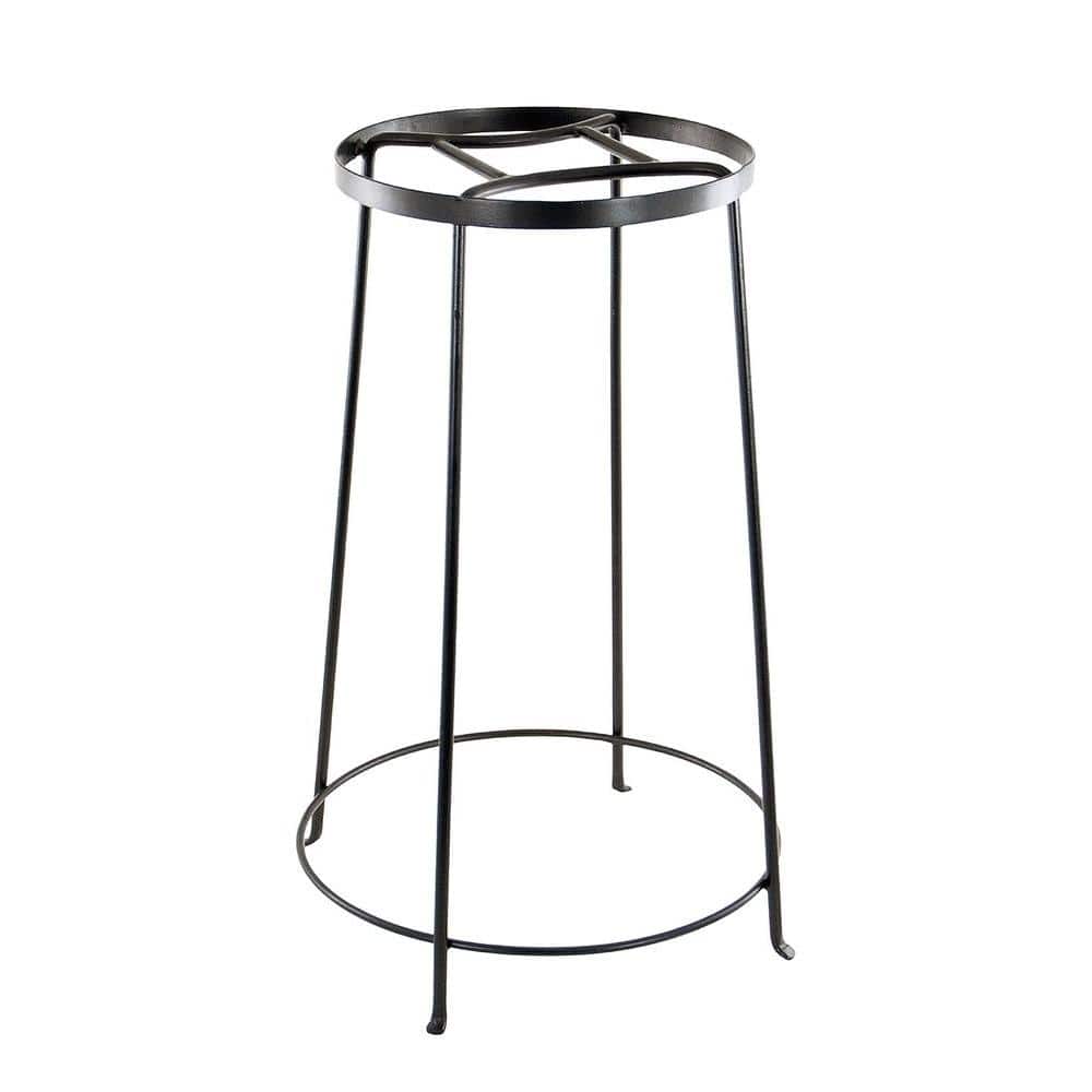 Graphite Wrought Iron 24" Argyle Plant Stand