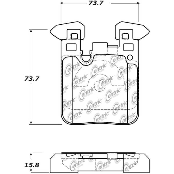 Centric Parts Disc Brake Pad Set