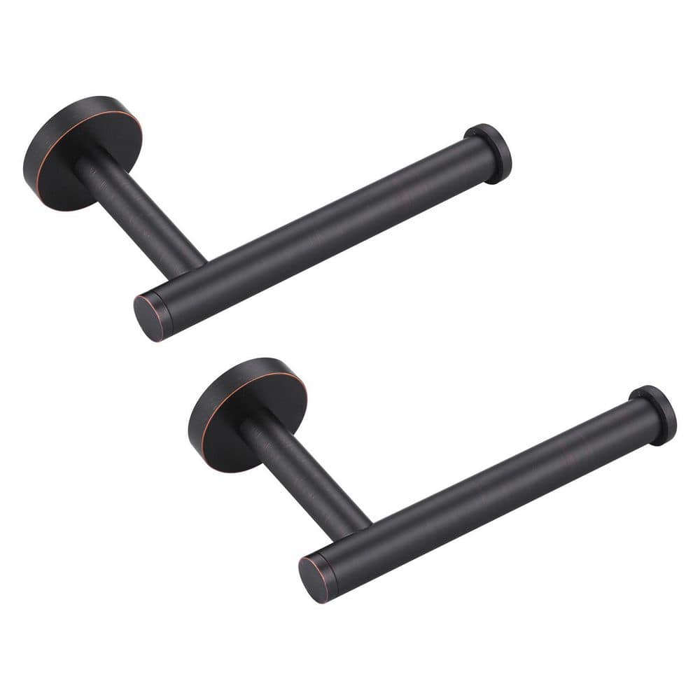 Wall-Mount Stainless Steel Single Post Toilet Paper Holder for Bathroom, Washroom, Kitchen in Oil Rubbed Brozne (2-Pack) price history on PriceWatchPro