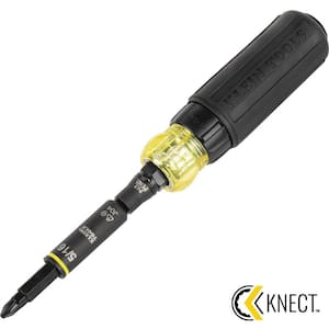 11-in-1 Ratcheting Impact Multi-Bit Screwdriver with Universal Handle